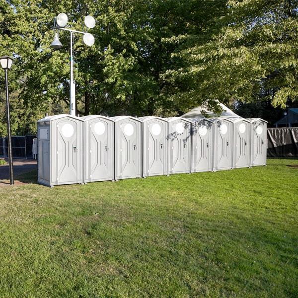 our special event portable restrooms come in a range of options, including luxury trailers, standard portable toilets, and ada-accessible units